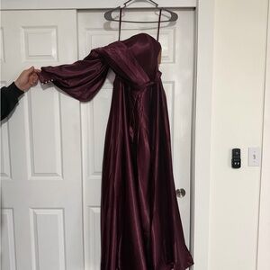 Missacc One-Shoulder Long Mother of the Bride Dress